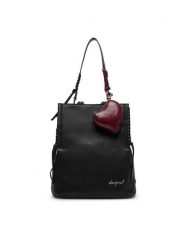 Desigual Plecak Torio 26SAKP21 Czarny. Czarne plecaki Desigual, bez wzorów, ze skóry. Za 429.99 zł.