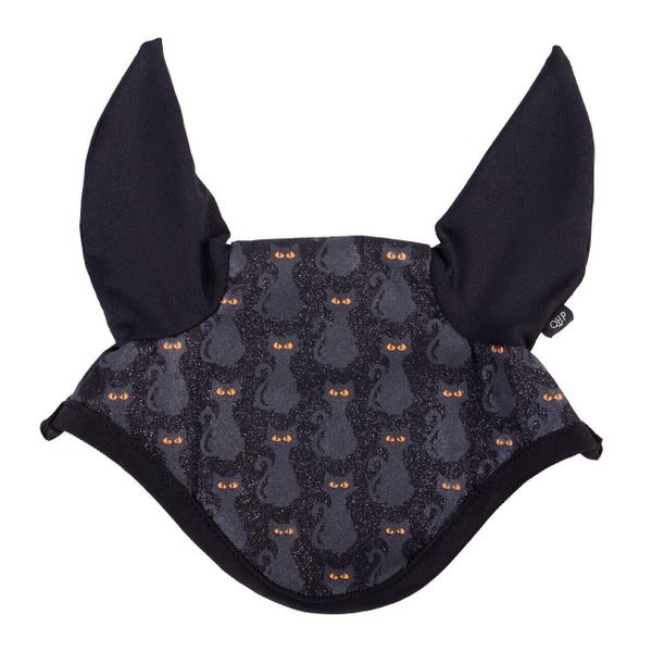 Czapka dla konia QHP Halloween. Czarne czapki damskie QHP, bez wzorów. Za 128.50 zł.