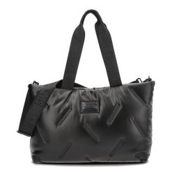 Czarna Stylowa Damska Torebka Big Star. Czarne shopper bag Big Star, ze skóry ekologicznej, na ramię, bez dodatków. Za 169.00 zł.