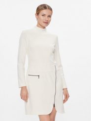 DKNY Sukienka koktajlowa DD3J1430 Écru Regular Fit. Sukienki damskie DKNY, bez wzorów, z syntetyku, wizytowe, bez ramiączek. Za 509.99 zł.
