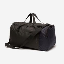 Torba sportowa Kipsta Essential 35L. Czarne torby sportowe KIPSTA, bez wzorów, z materiału. Za 44.99 zł.