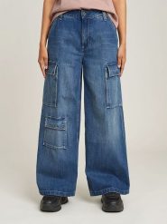 G-Star Dżinsy - Comfort fit - w kolorze niebieskim rozmiar: W32. Niebieskie jeansy damskie G-Star, z podwyższonym stanem. Za 295.99 zł.