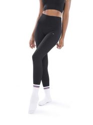 Athleas Legginsy sportowe "Mya" w kolorze czarnym rozmiar: XS/S. Czarne legginsy damskie Athleas, s, bez wzorów, z materiału, z podwyższonym stanem, outdoorowe. Za 119.68 zł.
