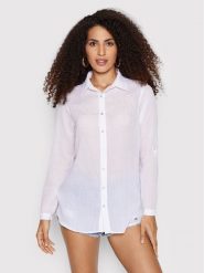 Banana Moon Koszula Gary Adilson HPP10 Biały Regular Fit. Białe koszule damskie Banana Moon, l, bez wzorów, z syntetyku, bez kołnierzyka, bez ramiączek. Za 419.99 zł.