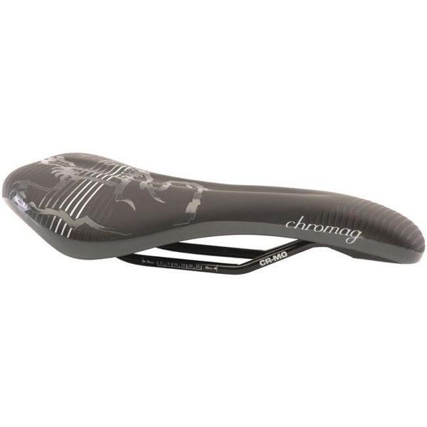 Syntetyczny fotelik rowerowy Chromag Juniper top chromo rails. Czarne foteliki rowerowe CHROMAG. Za 374.90 zł.