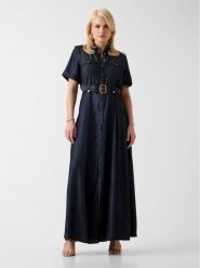 Marciano Guess Sukienka codzienna 181615 Niebieski Classic Fit. Niebieskie sukienki damskie Marciano Guess, z aplikacjami, bez ramiączek. Za 1,559.99 zł.