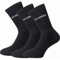 Skarpety sportowe długie FZ Forza Comfort - 3 pak. Czarne skarpetki damskie FZ FORZA, bez wzorów. Za 145.50 zł.