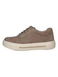 Caprice Skórzane sneakersy w kolorze brązowym rozmiar: 37,5. Brązowe obuwie sportowe damskie Caprice, ze skóry, bez zapięcia. Za 228.38 zł.