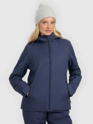 4F Kurtka narciarska w kolorze granatowym rozmiar: S. Niebieskie kurtki sportowe damskie 4F, m, bez wzorów, bez kaptura. Za 187.52 zł.