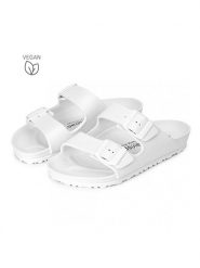 Avispas Klapki "Coachella" w kolorze białym rozmiar: 36. Białe klapki damskie Avispas, bez wzorów, z otwartym noskiem, bez obcasa, bez zapięcia. Za 73.99 zł.