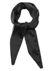 Becksöndergaard Chusta "Luster" w kolorze czarnym - 170 x 8 cm rozmiar: onesize. Czarne chusty damskie Becksöndergaard, bez wzorów, z materiału. Za 100.99 zł.