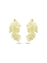 DI GIORGIO Pozłacane kolczyki-wkrętki rozmiar: onesize. Żółte kolczyki damskie DI GIORGIO, pozłacane. Za 217.99 zł.