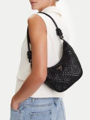 Guess Torebka 175731 Czarny. Czarne torebki klasyczne damskie Guess, ze skóry, bez dodatków. Za 289.99 zł.