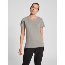 Koszulka damska Hummel Red Basic. Szare bluzki damskie Hummel, s, bez wzorów, z bawełny, sportowe, bez kołnierzyka, bez ramiączek. Za 117.00 zł.