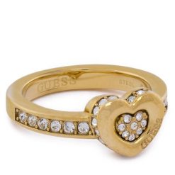 Pierścionek Guess. Żółte pierścionki damskie Guess, złote. Za 209.99 zł.