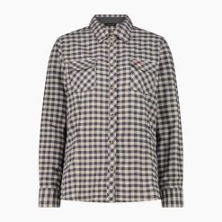 Koszula damska turystyczne CMP 32T1486. Brązowe koszule damskie CMP, m, bez wzorów, sportowe, bez kołnierzyka, bez ramiączek. Za 274.00 zł.