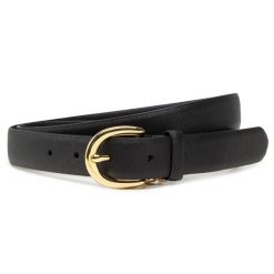 Pasek LAUREN RALPH LAUREN. Czarne paski damskie Lauren Ralph Lauren, bez wzorów. Za 238.99 zł.