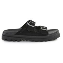 Klapki Palladium DuneLite Riviera Sde W 74455-008-M czarne. Czarne klapki damskie bez wzorów, bez obcasa, bez zapięcia. Za 531.19 zł.