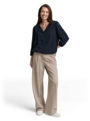 Tom Tailor Bluzka w kolorze granatowym rozmiar: 40. Niebieskie bluzki damskie Tom Tailor, bez wzorów, z wiskozy, bez kołnierzyka, bez ramiączek. Za 83.22 zł.