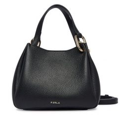 Torebka Furla. Czarne torebki klasyczne damskie Furla, bez dodatków. Za 1,439.00 zł.