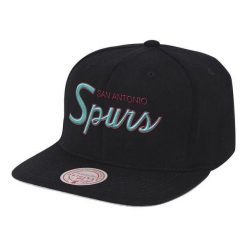 Czapka typu snapback San Antonio Spurs NBA Champ Year Trophy Hwc. Czarne czapki z daszkiem damskie Mitchell & Ness, bez wzorów. Za 225.00 zł.