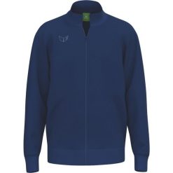 Bluza Erima Premia Training. Niebieskie bluzy damskie Erima, m, bez wzorów, z bawełny, bez kaptura. Za 304.50 zł.