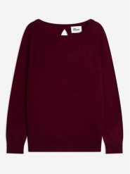 Just Cashmere Kaszmirowy sweter "Abigail" w kolorze bordowym rozmiar: S. Czerwone swetry klasyczne damskie Just Cashmere, s, z kaszmiru, bez kołnierzyka. Za 369.99 zł.