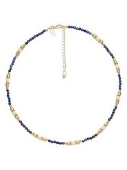 U.S. Polo Assn. Pozłacany naszyjnik z lapis lazuli - dł. 37 cm rozmiar: onesize. Niebieskie naszyjniki damskie U.S. Polo Assn., z lazurytem, metalowe. Za 108.99 zł.