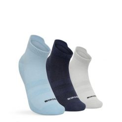 Skarpetki golfowe z bawełny organicznej 3-pak Siroko Torrey Blues. Niebieskie skarpetki damskie SIROKO, bez wzorów, z bawełny. Za 67.00 zł.