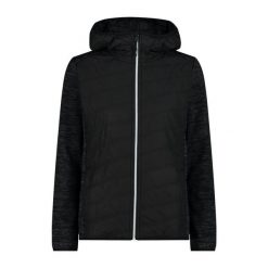 Damska kurtka z kapturem CMP. Czarne kurtki damskie CMP, bez wzorów, z puchu, z kapturem. Za 382.50 zł.