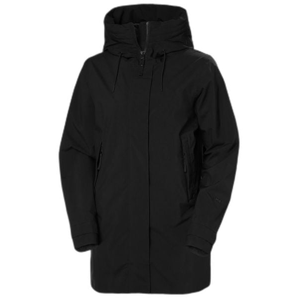 Damska kurtka wodoodporna Helly Hansen Victoria Mid Length. Czarne kurtki damskie Helly Hansen, xl, bez wzorów, z materiału, bez kaptura. Za 729.70 zł.