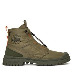 Trapery Palladium. Zielone trapery damskie Palladium, bez zapięcia. Za 299.99 zł.