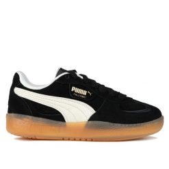 Buty damskie trampki sportowe PALERMO MODA. Czarne trampki damskie Puma, bez wzorów, z dresówki, bez zapięcia. Za 394.35 zł.