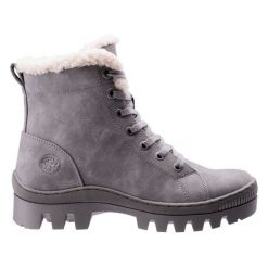 Buty Iguana Imilia Mid 92800555600 szare. Szare botki damskie z gumy, klasyczne, bez obcasa, bez zapięcia. Za 367.54 zł.