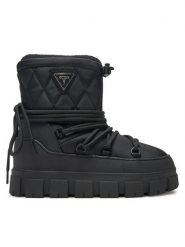 Guess Śniegowce Uniques FLFUNI FAB10 Czarny. Czarne śniegowce damskie Guess, z materiału. Za 629.99 zł.