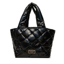 Torebka Monnari. Czarne shopper bag Monnari, bez wzorów, bez dodatków. Za 319.99 zł.