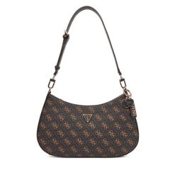Torebka Guess. Brązowe torebki klasyczne damskie Guess, bez dodatków. Za 419.99 zł.