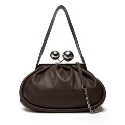 Torebka Weekend Max Mara. Brązowe torebki klasyczne damskie Weekend Max Mara, bez dodatków. Za 2,069.00 zł.