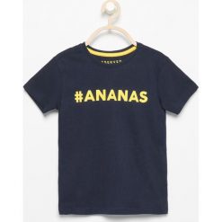 T-shirt #ananas - Granatowy. Koszulki i t-shirty dziewczęce marki FOUGANZA. Za 9.99 zł.