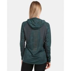 Bluza damska z kapturem Kilpi Aileen. Zielone bluzy damskie Kilpi, xs, bez wzorów, z kapturem. Za 179.35 zł.