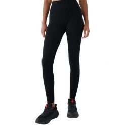 Legginsy damskie 4F FNK. Czarne legginsy damskie 4F, xl, bez wzorów, z materiału. Za 79.98 zł.