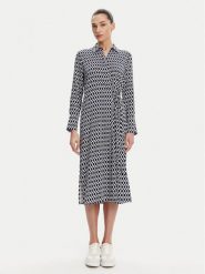 Olsen Sukienka koszulowa 13001803 Granatowy Regular Fit. Niebieskie sukienki damskie Olsen, bez wzorów, z wiskozy, bez ramiączek. Za 459.99 zł.