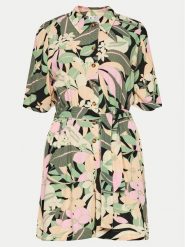 Roxy Kombinezon Real Yesterday ERJWD03770 Kolorowy Regular Fit. Sukienki damskie Roxy, bez wzorów, z wiskozy, bez ramiączek. Za 219.99 zł.