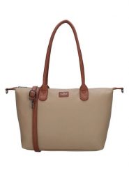 Charm Torebka w kolorze szarobrązowym - 42 x 25 x 15 cm rozmiar: onesize. Brązowe torby na laptopa Charm, bez wzorów, z materiału. Za 117.99 zł.