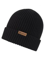 Ziener Czapka beanie "Indri" w kolorze czarnym rozmiar: onesize. Czarne czapki damskie Ziener, z aplikacjami, z materiału. Za 70.24 zł.