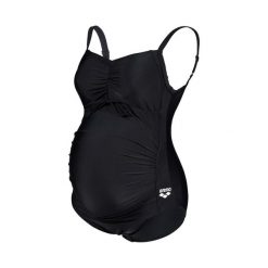 Strój kąpielowy damski Arena W Pregnancy Suit Ciążowy. Czarne stroje jednoczęściowe Arena, bez wzorów. Za 219.99 zł.