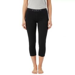 Damskie legginsy termoaktywne 3/4 100% wełna merynosów - Bjork 210. Czarne legginsy damskie FJORK MERINO, xl, bez wzorów, z wełny. Za 479.00 zł.