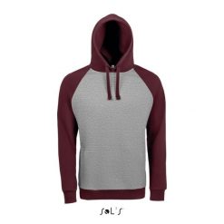 Bluza z kapturem Sol's Seattle. Czerwone bluzy damskie SOL'S, s, bez wzorów, z bawełny, z kapturem. Za 215.50 zł.