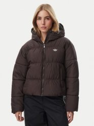 Adidas Kurtka zimowa KR9559 Brązowy ciemny Loose Fit. Brązowe kurtki damskie Adidas, na zimę, l, bez wzorów, z syntetyku, bez kaptura. Za 569.99 zł.