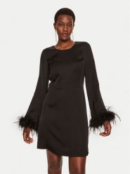 TWINSET Sukienka koktajlowa 242TP2346 Czarny Regular Fit. Czarne sukienki damskie Twinset, bez wzorów, z wiskozy, wizytowe, bez ramiączek. Za 679.99 zł.